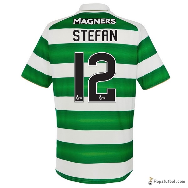 Camiseta Celtic Replica Primera Ropa Stefan 2016/17 Verde